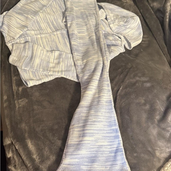 Children's Size 14 Blue and White Striped Hoodie Set - Picture 4 of 4